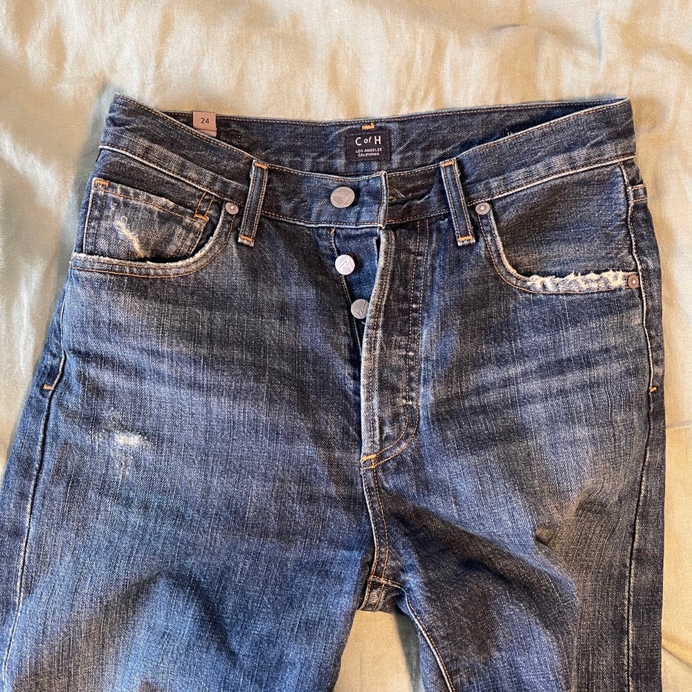 High rise, cropped Citizens of humanity jeans